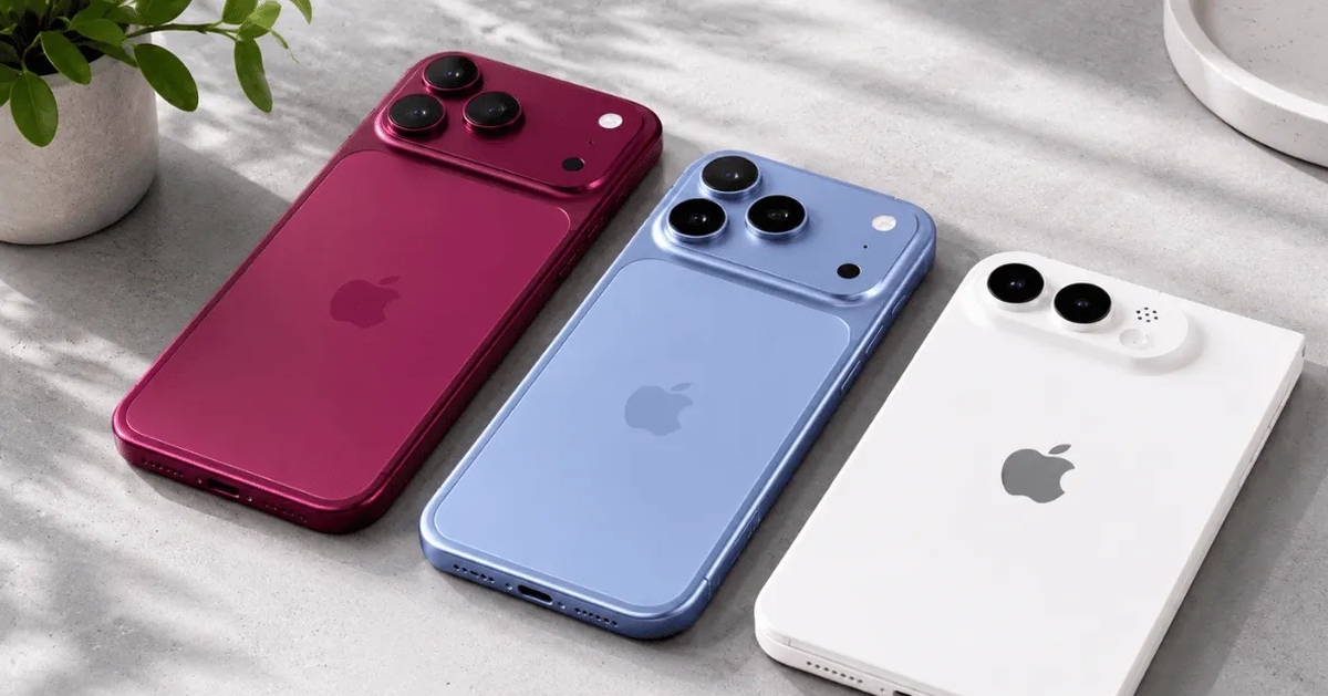 Hình ảnh hé lộ thiết kế của iPhone 18 Pro Max