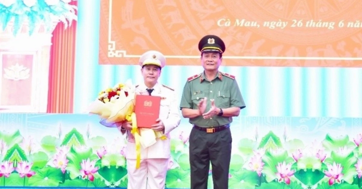 Đại tá Lê Mạnh Hùng làm Phó Giám đốc Công an Cà Mau