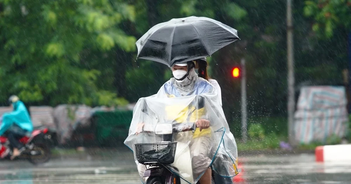 Miền Bắc đón mưa dông liên tiếp