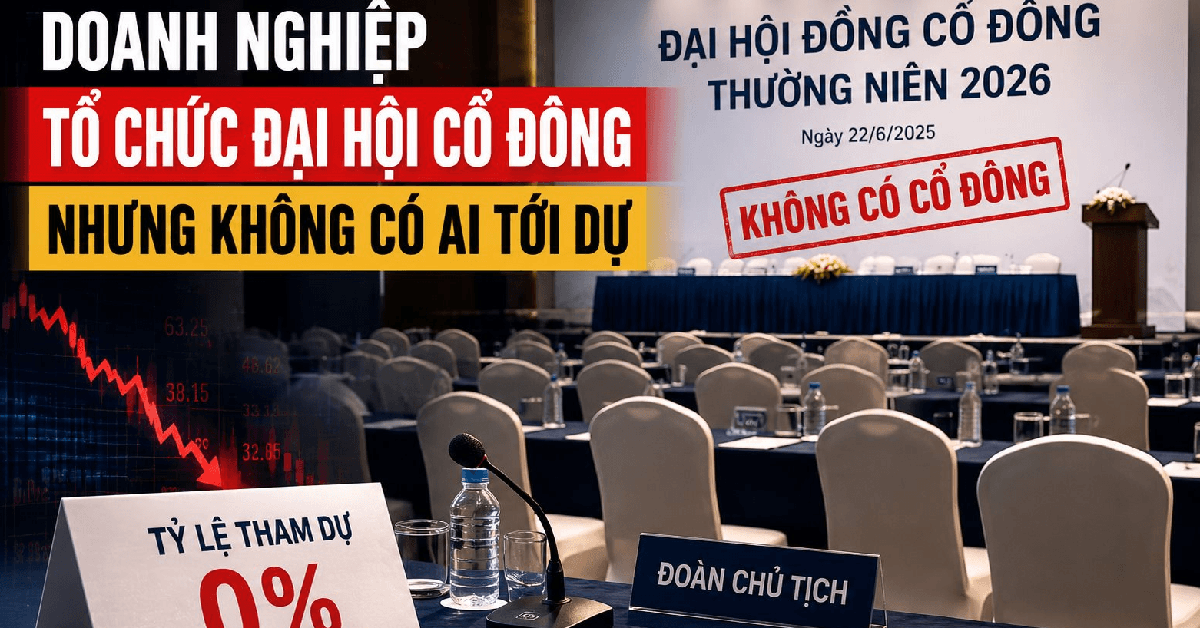 Độc lạ: công ty có doanh thu bằng 0, không ai đến dự đại hội cổ đông, giá cổ phiếu 1.300 đồng