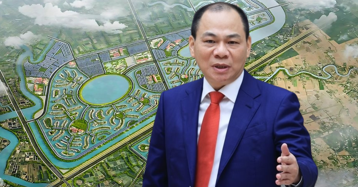 Siêu dự án 1.100ha của tỷ phú Phạm Nhật Vượng t...