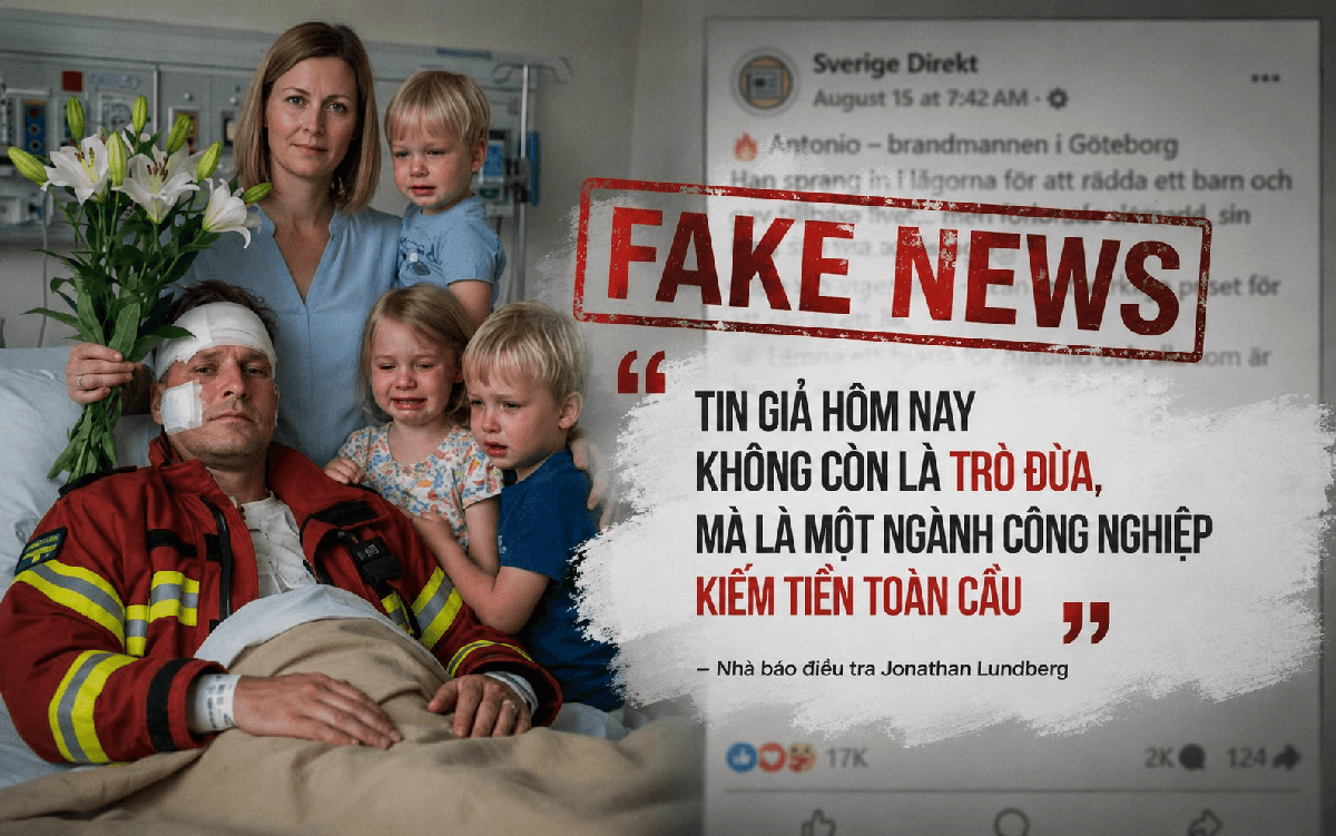 ‘Tin giả đã trở thành một ngành công nghiệp toà...