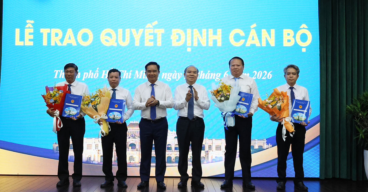 TP.HCM điều động, bổ nhiệm loạt lãnh đạo sở ngành