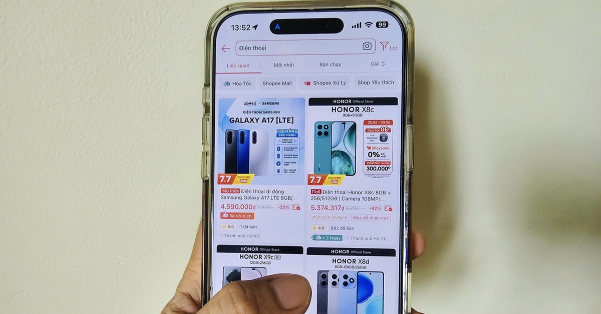 Người Việt chi hơn 8.100 tỷ mua điện thoại, máy tính trên sàn TMĐT sau 5 tháng