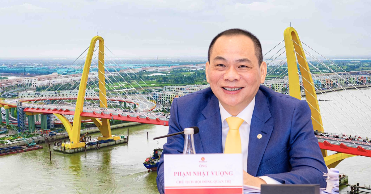 Cây cầu 2.300 tỷ do Vingroup của tỷ phú Phạm Nhật Vượng đầu tư, sở hữu kỷ lục chưa từng có về tốc độ xây dựng công trình bắc qua sông Cấm