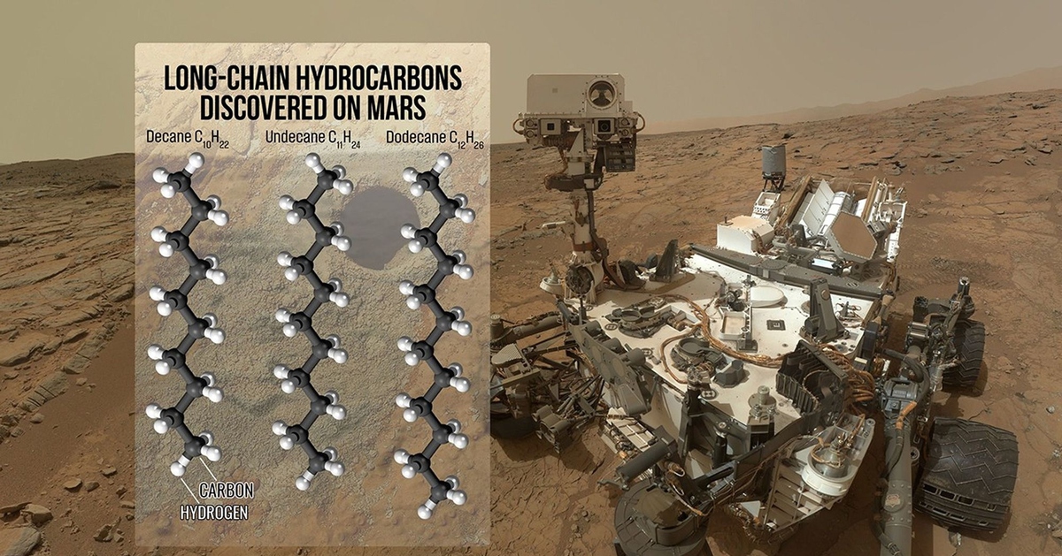 Xe tự hành của NASA tìm thấy hợp chất hóa học hữu cơ phức tạp nhất từng được phát hiện trên Sao Hỏa