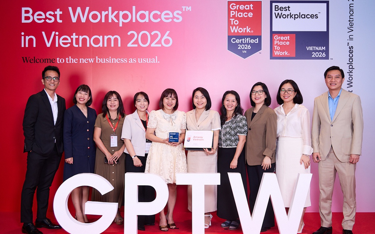 Amway Việt Nam hai năm liên tiếp vào Top nơi làm việc xuất sắc 2026