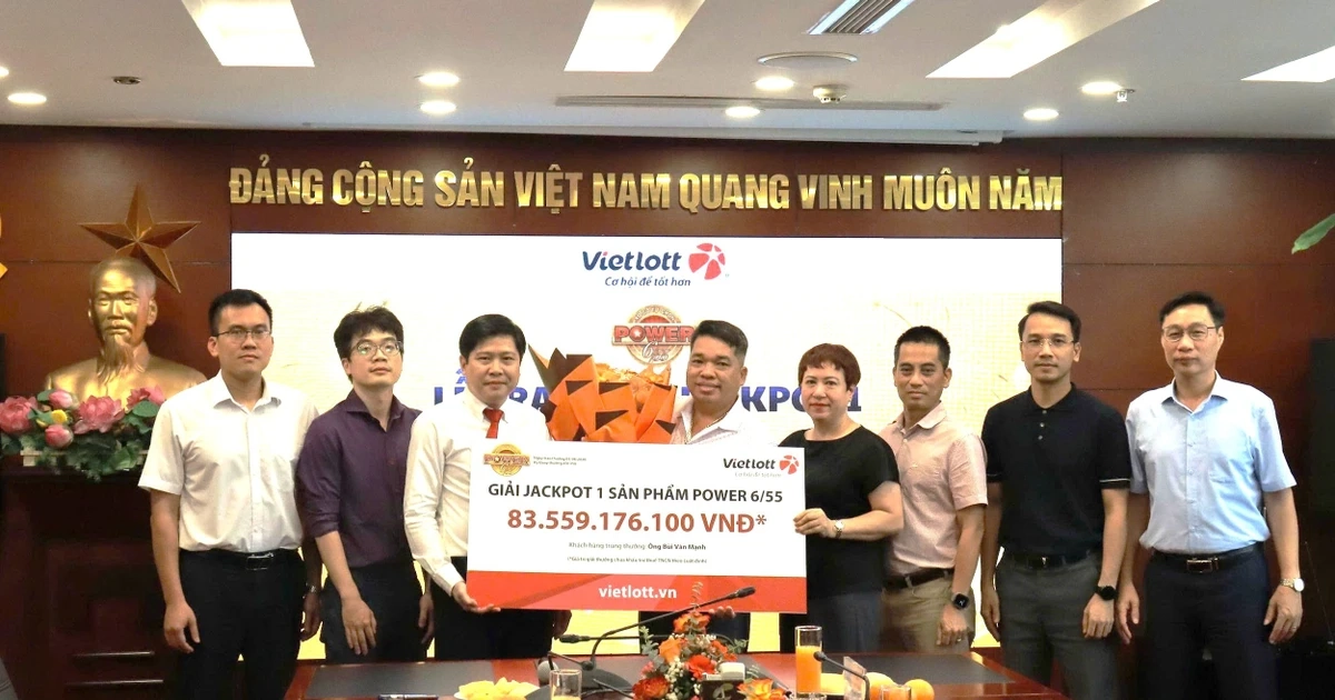Người trúng Vietlott hơn 83 tỷ đồng không đeo mặt nạ