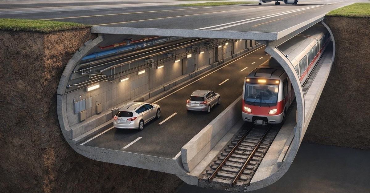 Việt Nam có thể sẽ có hầm xuyên sân bay đầu tiên trong lịch sử dài gần 3km với vốn đầu tư gần 10.000 tỷ