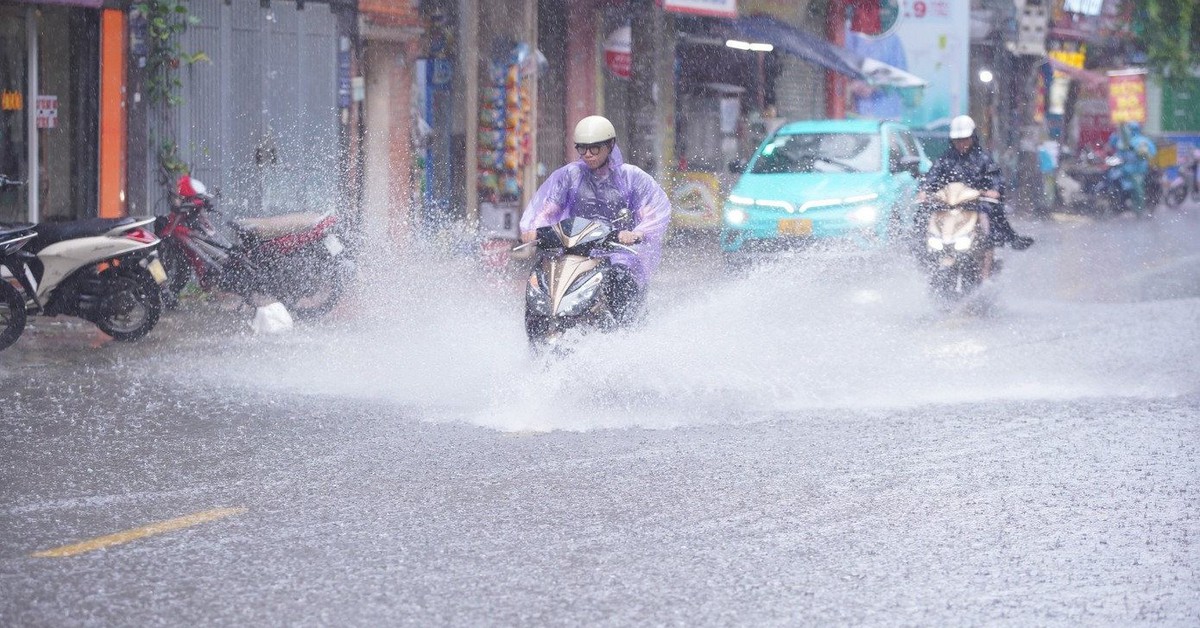 Miền Bắc sắp đón mưa to nhiều ngày liên tiếp