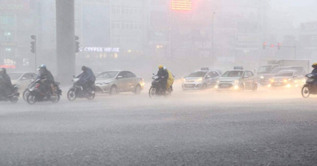 Ngày mai, Hà Nội và nhiều tỉnh miền Bắc sẽ có mưa to đến rất to