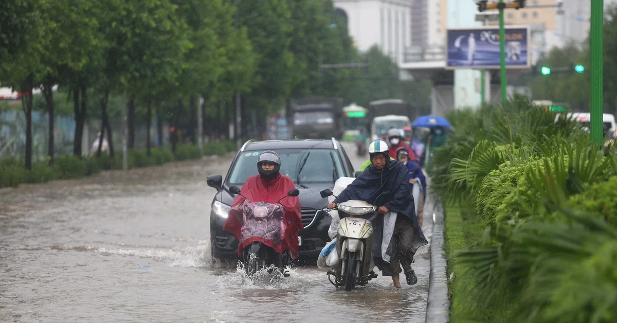 Miền Bắc mưa lớn trong nhiều ngày tới, cảnh báo ngập úng