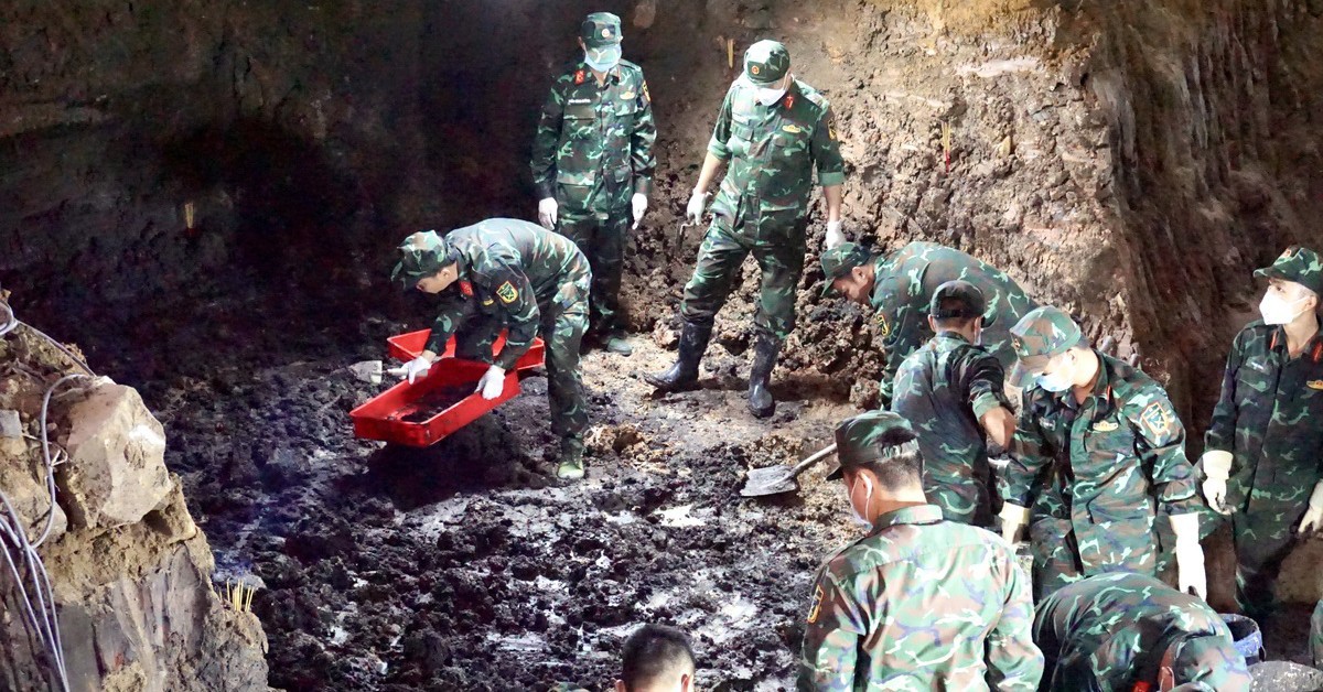 Tìm thấy thêm 20 hài cốt và 1 bộ tập thể liệt sĩ tại công viên Lê Thị Riêng