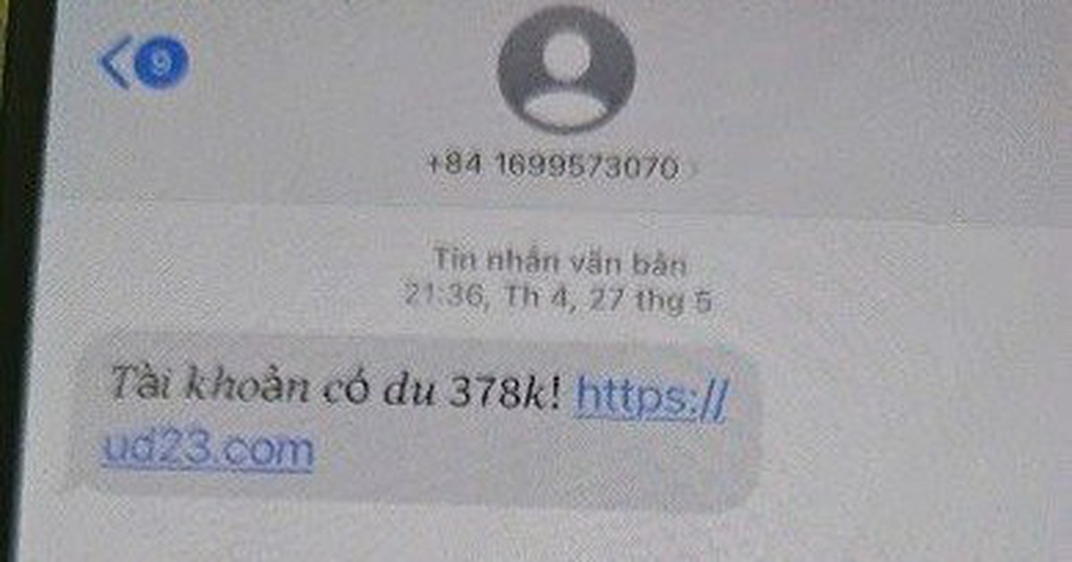 Công an cảnh báo khẩn đến toàn bộ người dân nhận được tin nhắn: "Tài khoản có dư 378 nghìn đồng"