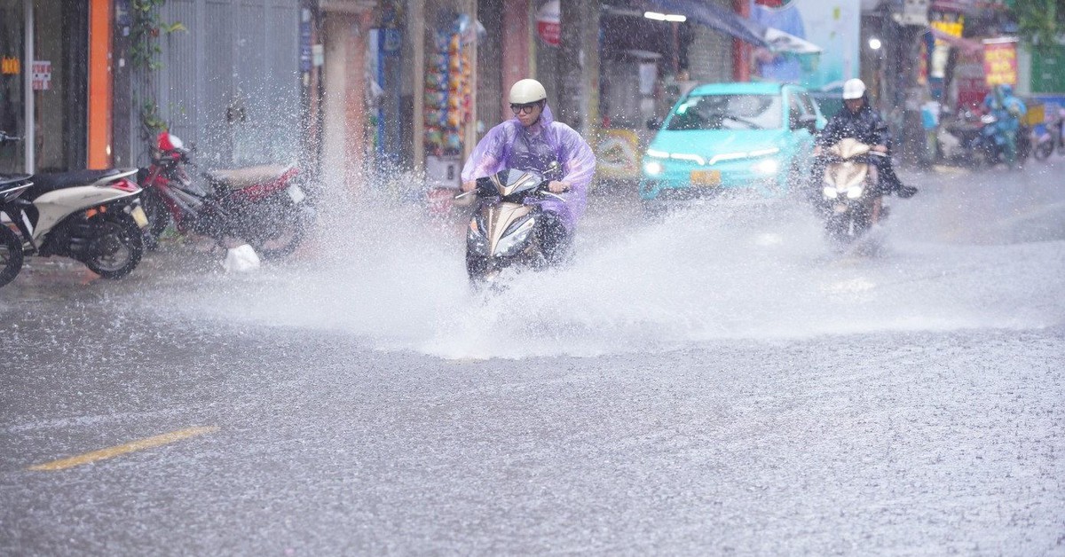 Khi nào miền Bắc xuất hiện mưa to đến rất to?