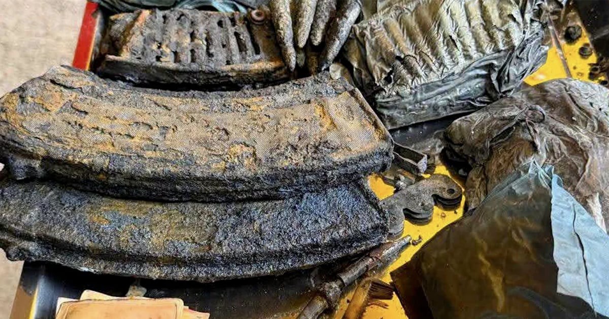Những di vật 58 năm dưới lòng đất ở công viên Lê Thị Riêng