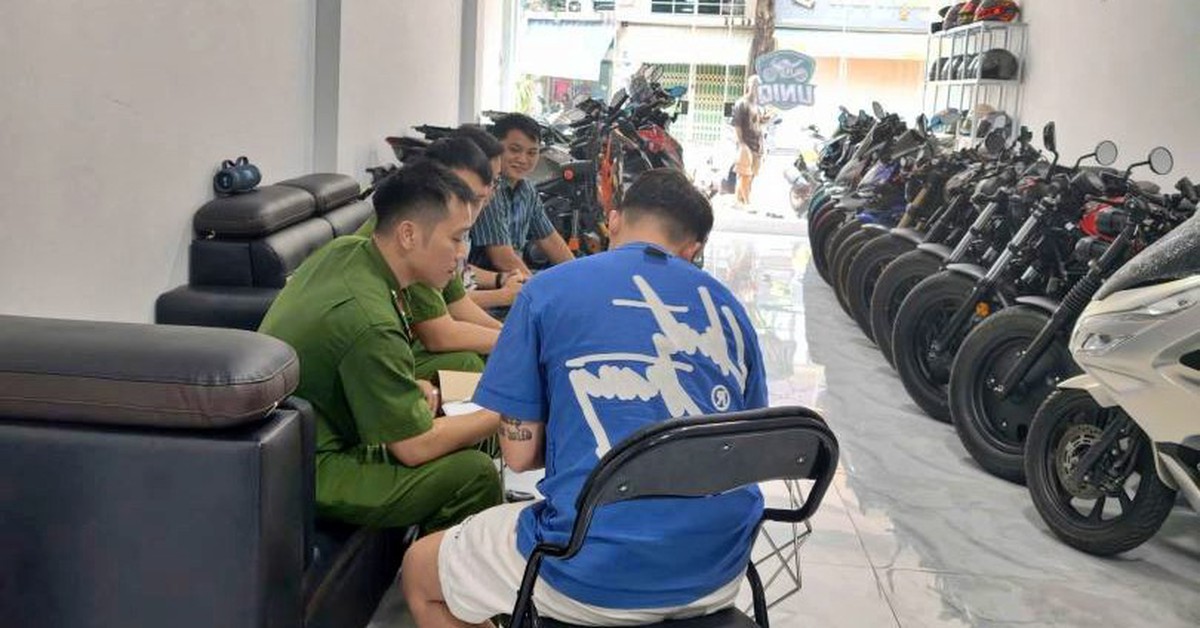 Lực lượng chức năng kiểm tra 5 cơ sở kinh doanh cho thuê xe máy tại Khánh Hòa