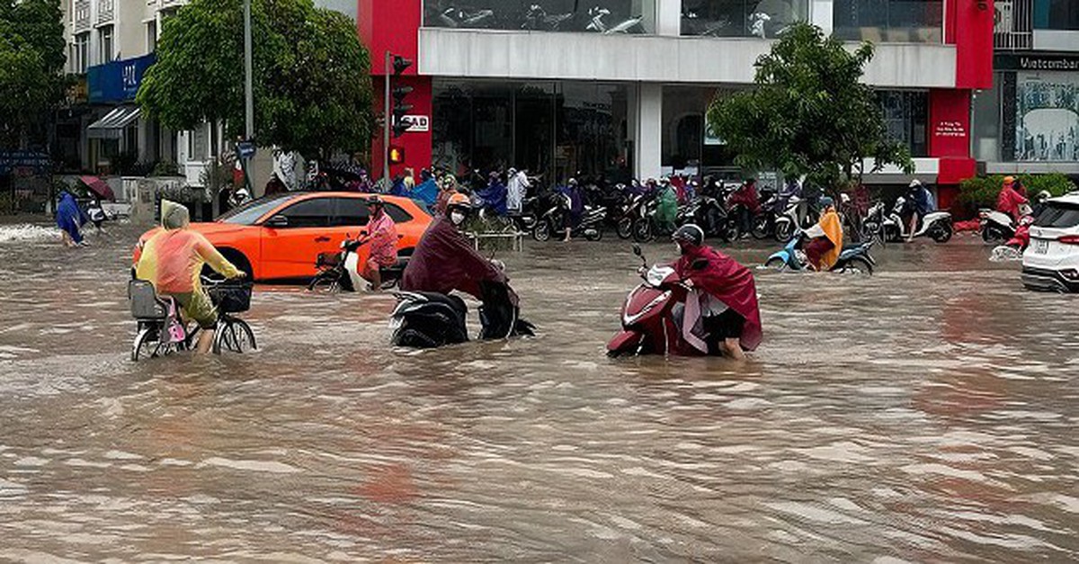 Tin mới về đợt mưa to đến rất to tại Bắc Bộ