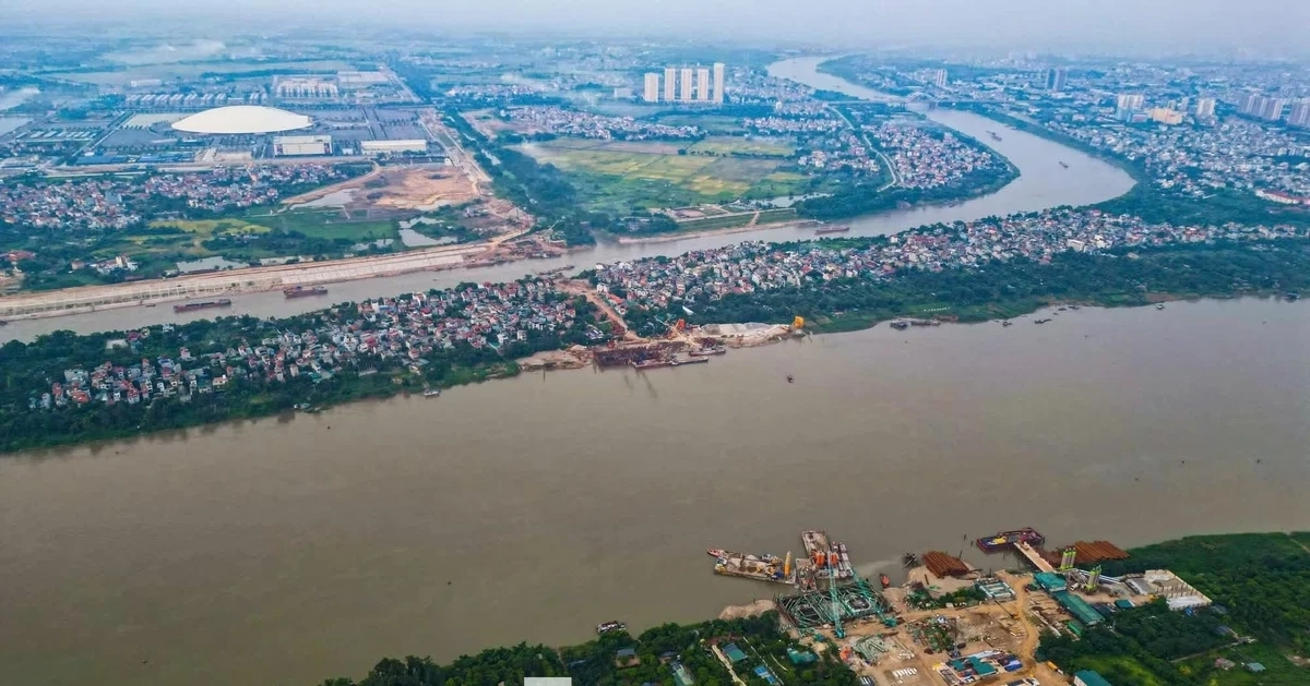 Cầu Tứ Liên và Trần Hưng Đạo nguy cơ bị ảnh hưởng tiến độ do "vướng" quy định về đê điều
