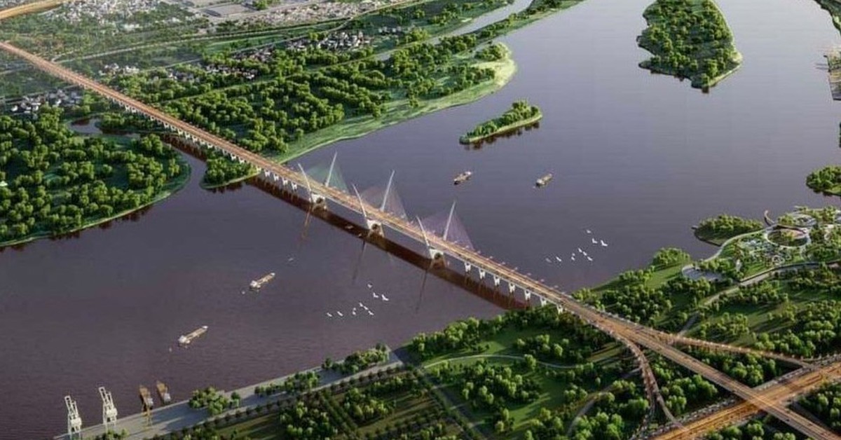 Nhận "lệnh" hoàn thành trong 24 tháng, siêu dự án vượt sông Hồng gần 20.000 tỷ đồng, nối Tây Hồ với Đông Anh có tiến độ ra sao?