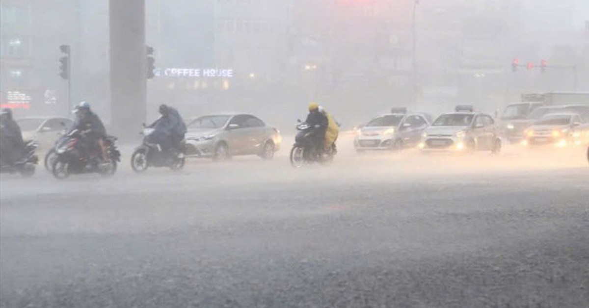 Tin mới nhất về đợt mưa to đến rất to tại miền Bắc
