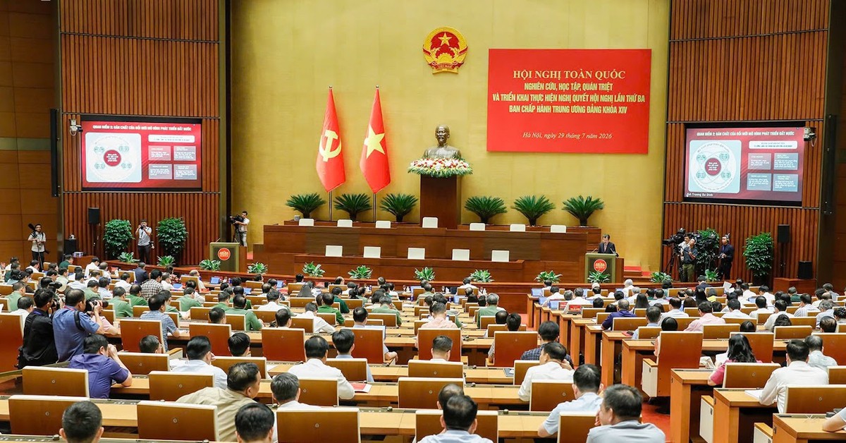 Trực tiếp: Hội nghị toàn quốc quán triệt, triển khai Nghị quyết Trung ương 3