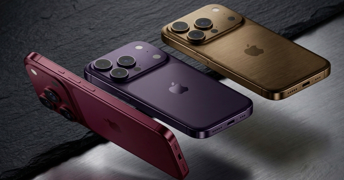 Lộ diện 3 màu sắc cuối cùng trên iPhone 18 Pro Max