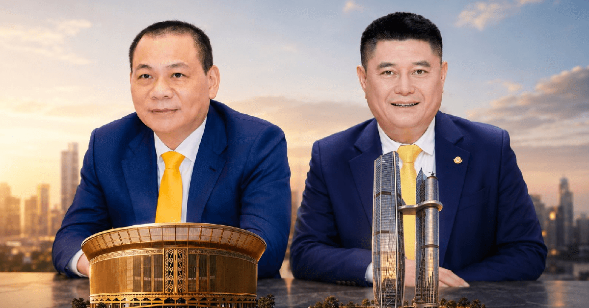 1 thập kỷ "nằm chờ" của bầu Thụy đến ngày Tòa tháp đôi cao nhất thế giới nối thẳng đến Sân vận động lớn nhất thế giới của Vingroup