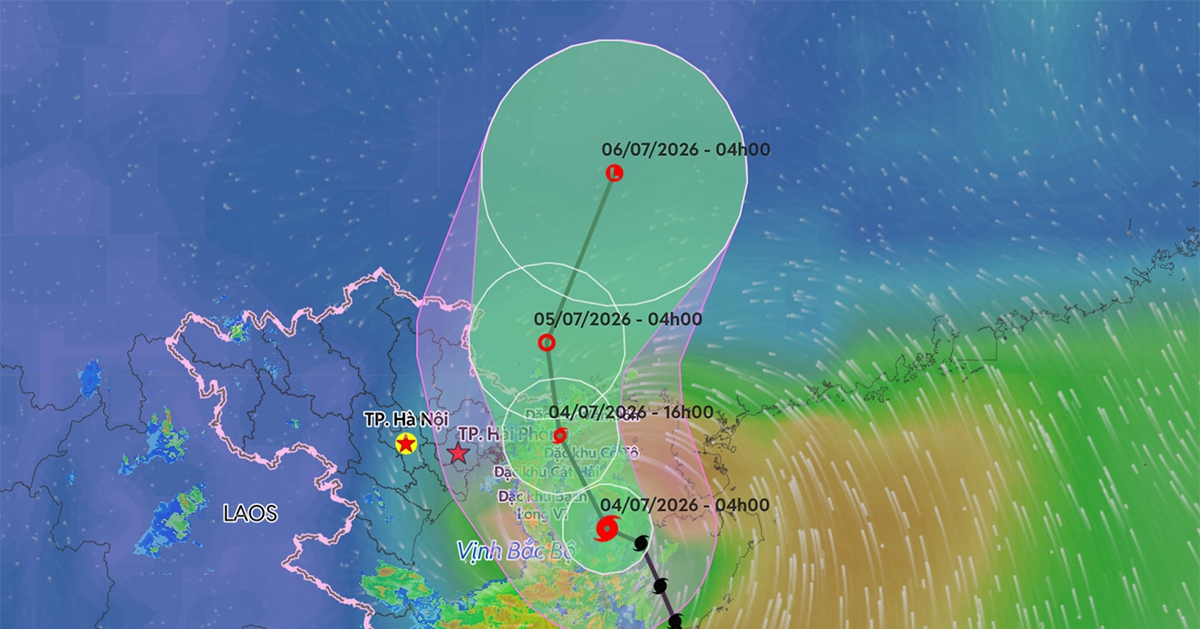 Bão số 1 Maysak đi vào vịnh Bắc Bộ, chiều nay tâm bão trên vùng biển Quảng Ninh