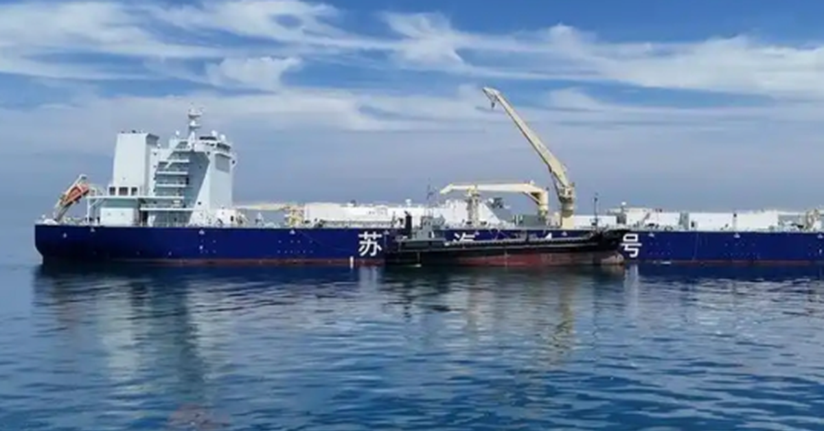 Trung Quốc vận hành tàu 100.000 tấn lênh đênh ngoài biển hơn 6 tháng, tiên phong làm một điều đầu tiên trên thế giới