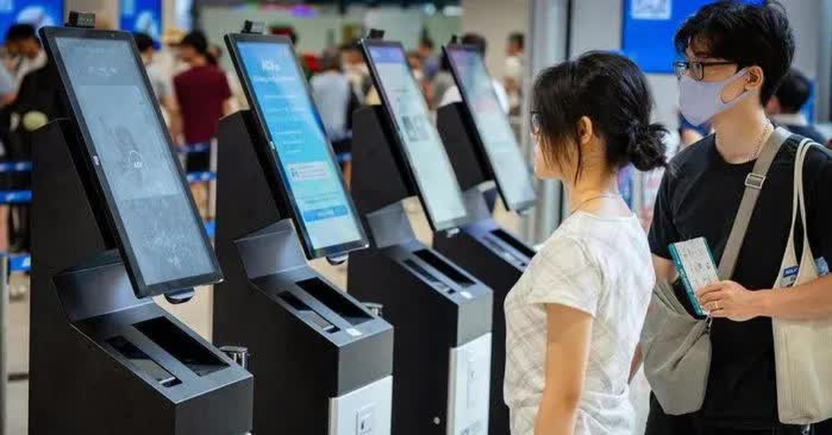 Nội Bài triển khai kiosk mới, xác thực hành khách trong khoảng 10 giây