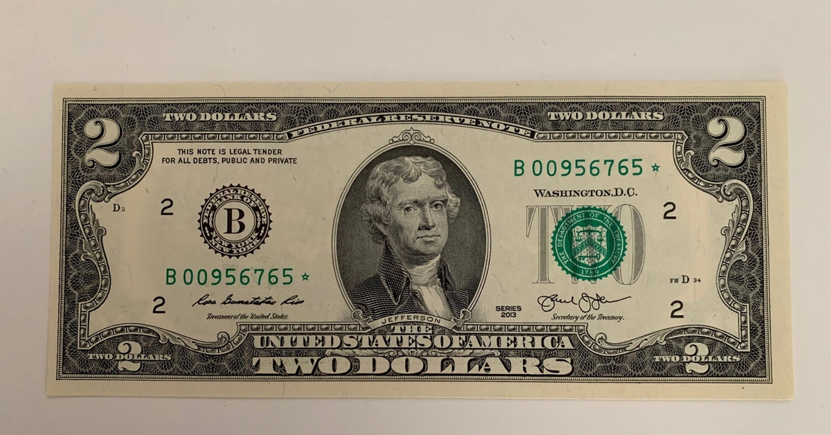 Vì sao tờ 2 USD mang ý nghĩa may mắn