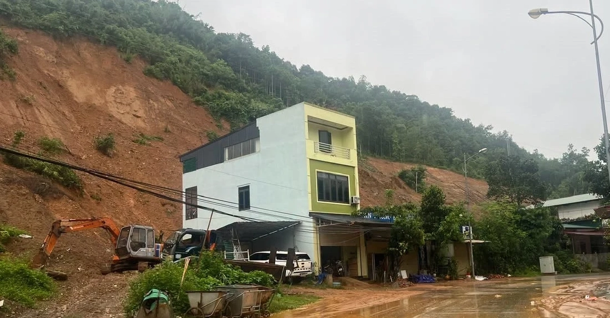Nhiều khu vực ở Thái Nguyên bị sạt lở do mưa lớn