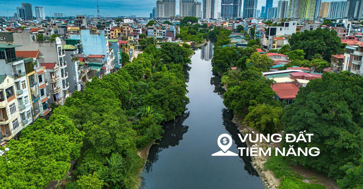 Toàn cảnh dòng sông ô nhiễm bậc nhất Hà Nội chảy qua hàng loạt đại đô thị, sát siêu sân vận động lớn nhất thế giới, sắp được "hồi sinh" nhờ dự án hơn 75.000 tỷ đồng