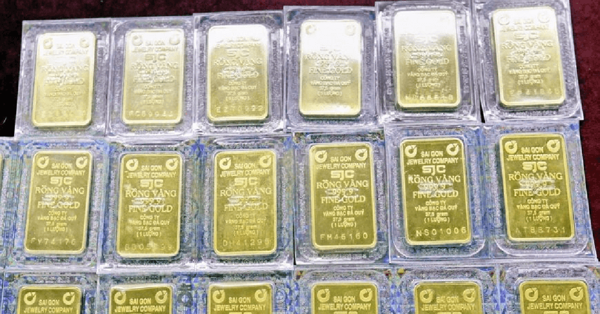 Giá vàng miếng, vàng nhẫn sáng 1/8 đồng loạt giảm tại SJC, PNJ, DOJI, Bảo Tín Minh Châu và Bảo Tín Mạnh Hải