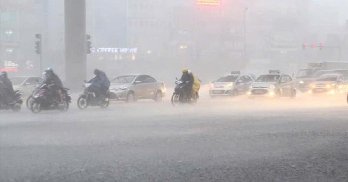 Tin mới nhất về thời điểm miền Bắc xuất hiện mưa to, kết thúc nắng nóng