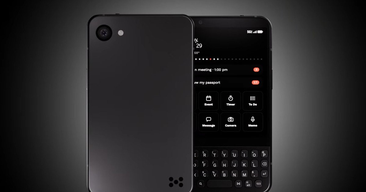 Lại thêm điện thoại giống BlackBerry xuất hiện: Thiết kế tối giản, vỏ nhôm nhỏ gọn, người Việt muốn mua cũng rất khó