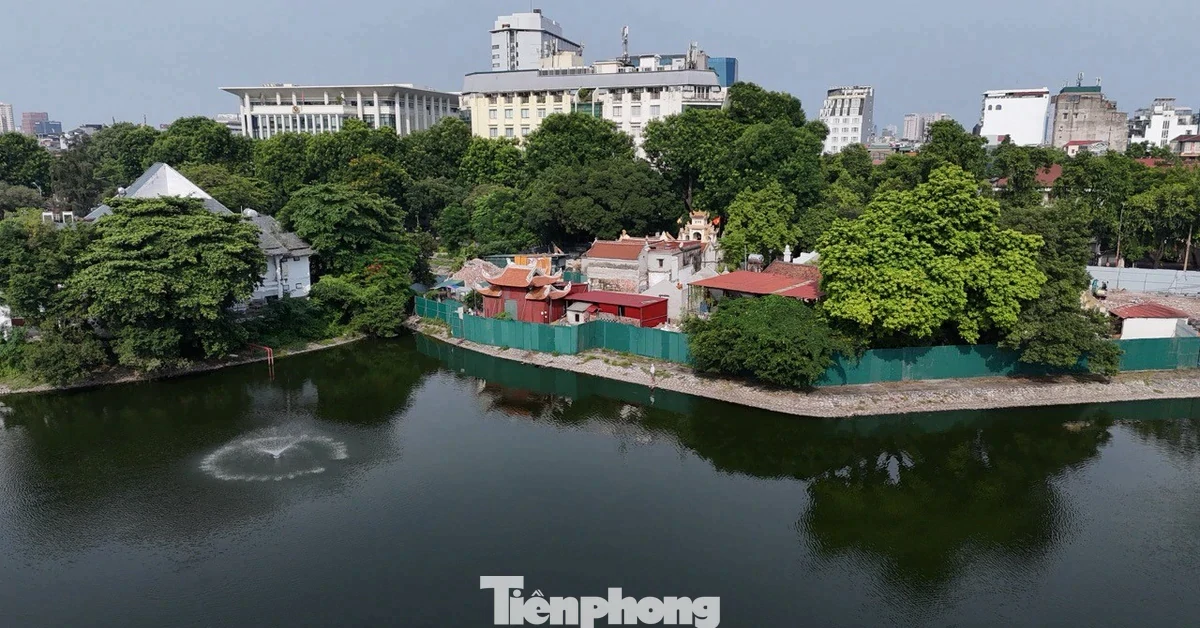 Di dời 32 hộ dân, trả lại không gian kiến trúc cho di tích ven hồ Thiền Quang