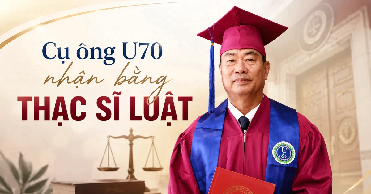 U70 nhận bằng Thạc sĩ Luật