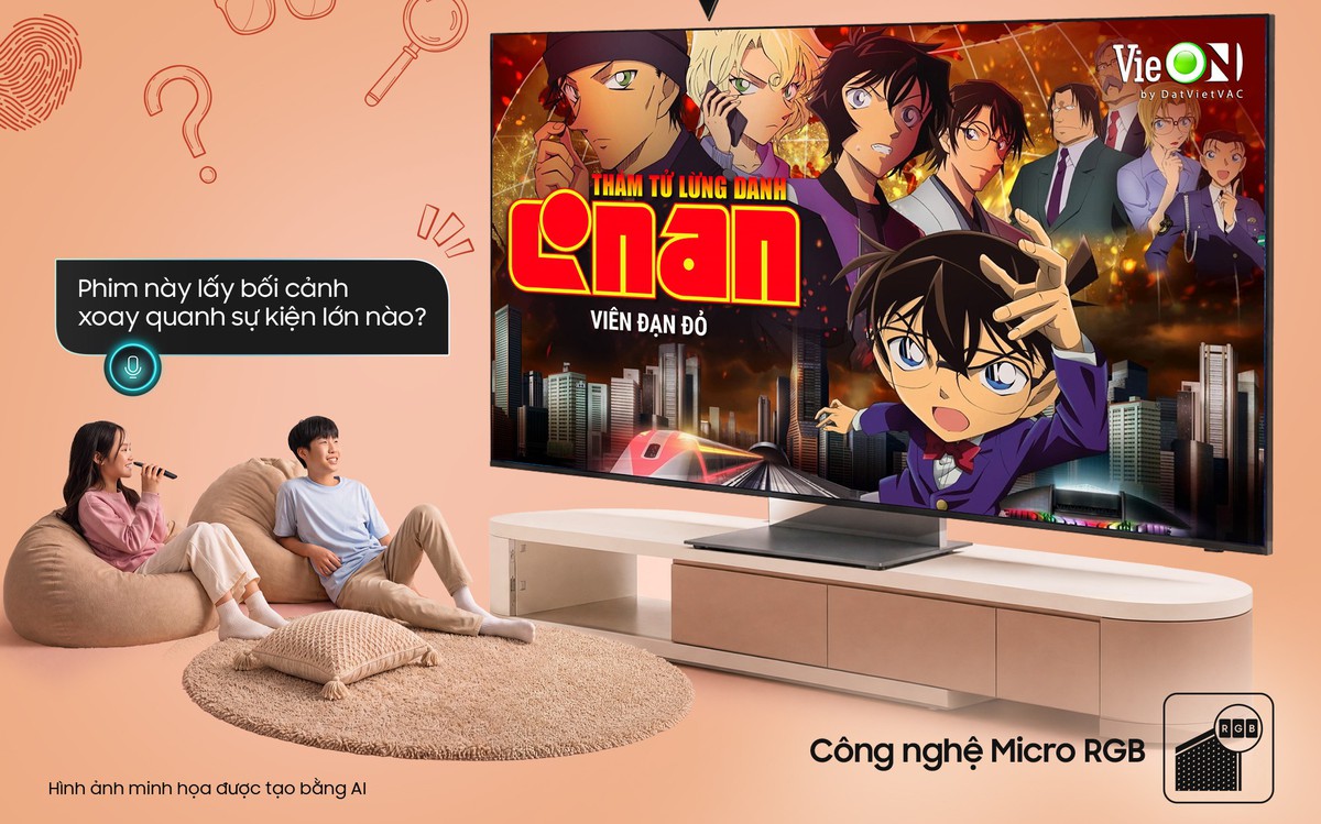 Xem phim cùng trợ lý AI trên Samsung AI TV, trải nghiệm tương tác đa chiều thú vị