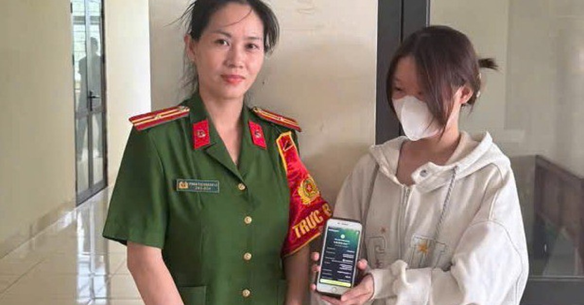 Công an kiểm tra giao dịch chuyển tiền đến tài khoản nữ sinh 2007, nội dung "Cty quang huy tthd 5962"