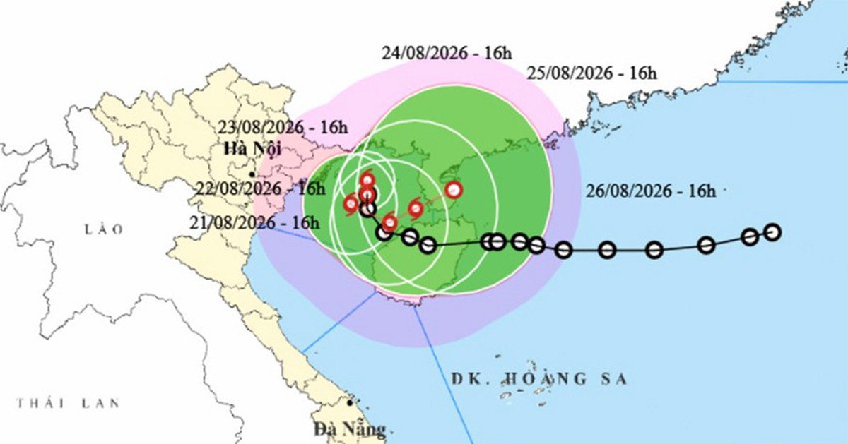Áp thấp nhiệt đới mạnh lên thành bão số 4, miền Bắc mưa lớn ngày cuối tuần