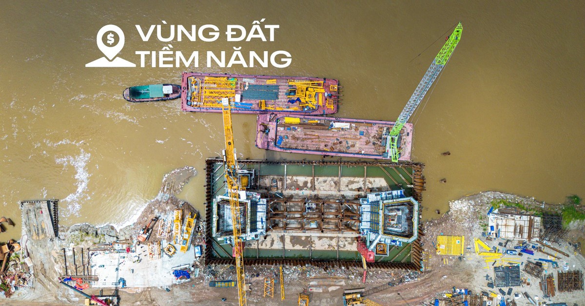 Toàn cảnh công trường xây cầu có trụ cao nhất, nhịp chính dài thứ 2 Việt Nam, nối trung tâm Hà Nội với đại đô thị của Vinhomes, sẽ hoàn thành sau một năm nữa