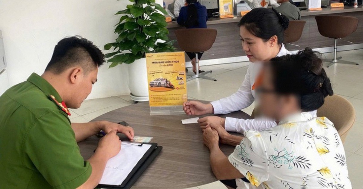 Công an thông báo đến người dân có giao dịch chuyển khoản với nội dung sau