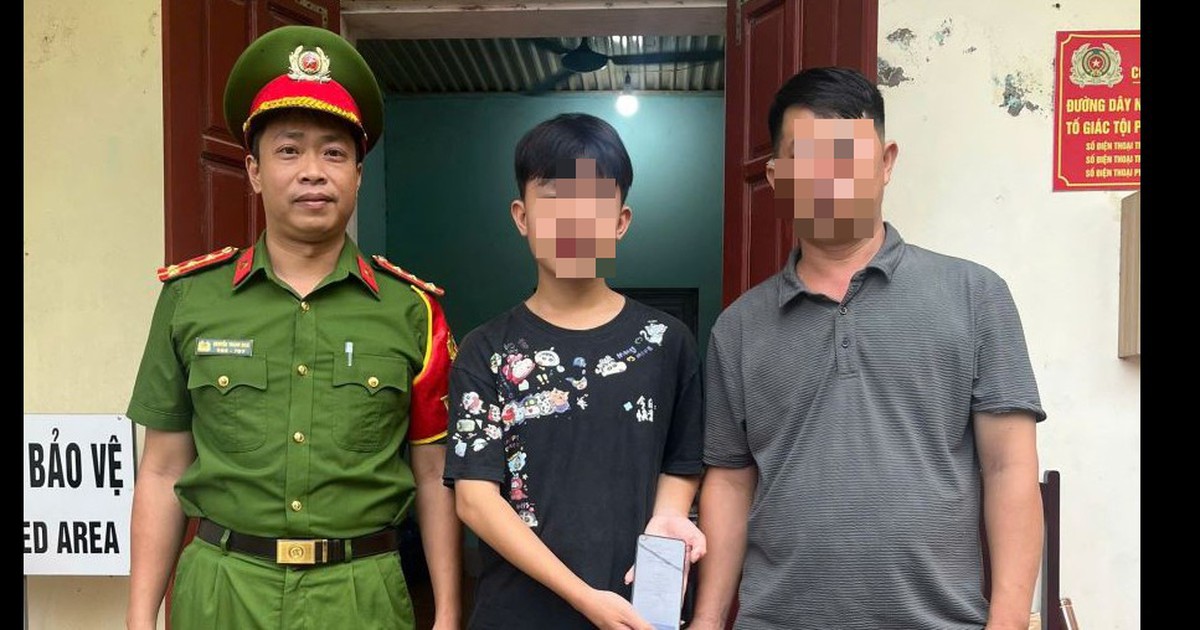 Công an xác minh giao dịch 8.780.000 đồng chuyển vào tài khoản ngân hàng của một học sinh