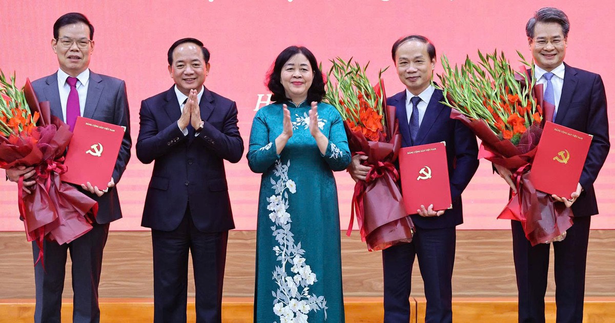 Các ông Phạm Tất Thắng, Nguyễn Quang Đức, Triệu Tài Vinh giữ chức vụ mới