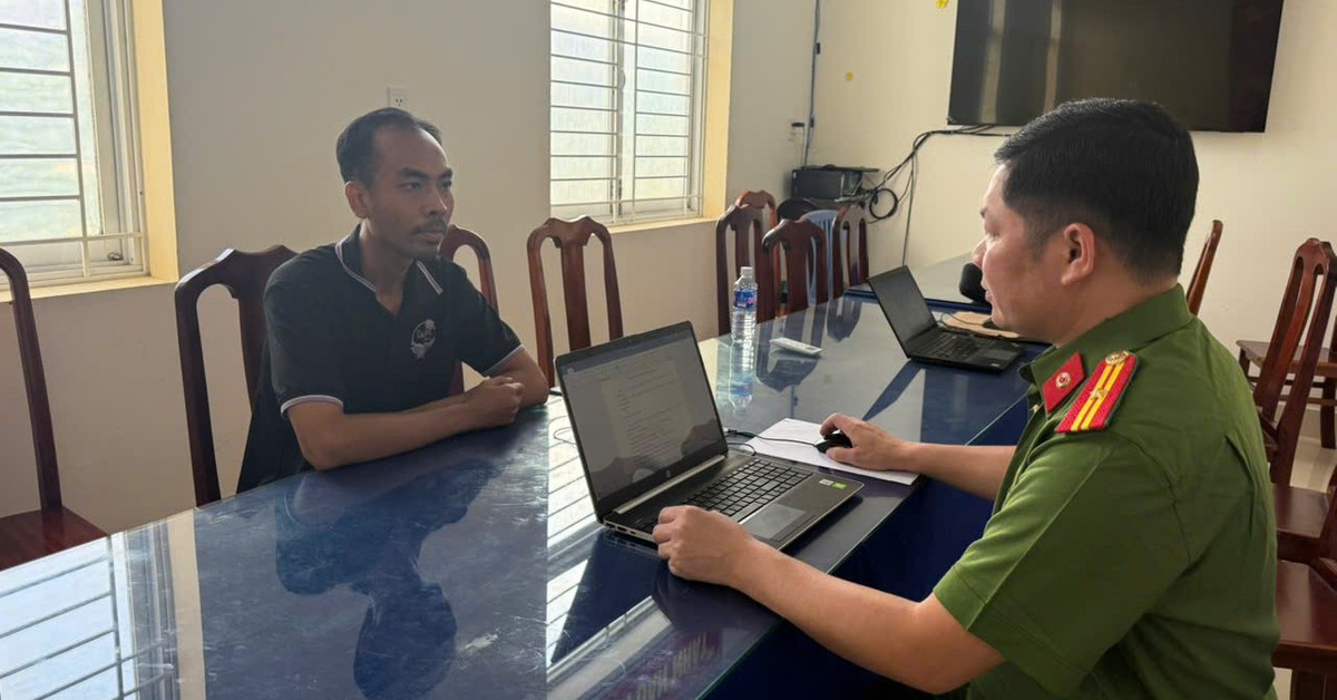 Công an điều tra giao dịch chuyển khoản 130.000.000 đồng vào tài khoản mang tên LAM VAN THOI, khởi tố đối tượng SN 1993