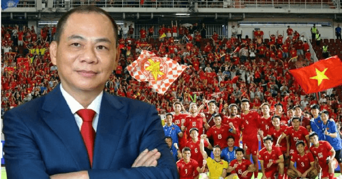 Tỷ phú Phạm Nhật Vượng đã âm thầm đồng hành cùng đội tuyển Việt Nam theo cách này