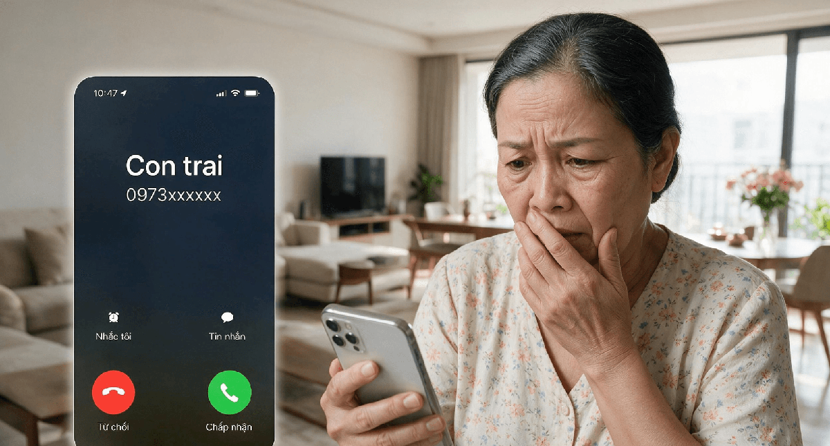 Tất cả người dân cảnh giác khi nhận cuộc gọi hiển thị đúng số người thân, nhưng kèm những dấu hiệu này