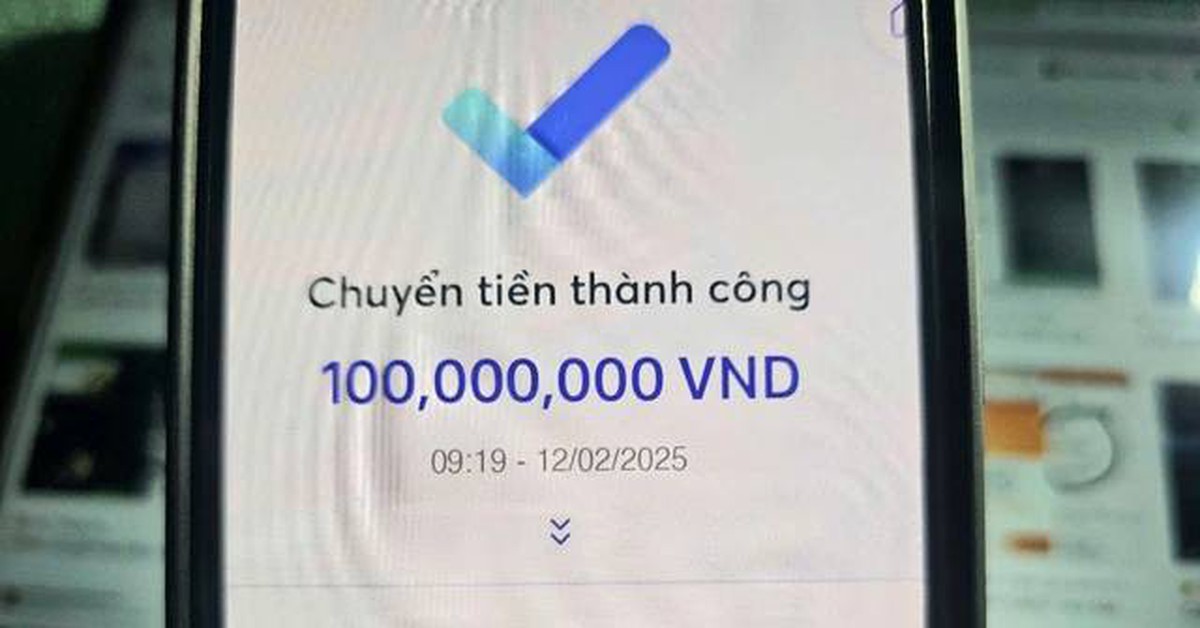 Công an xác minh giao dịch chuyển khoản 322.500.000 đồng lúc 15 giờ 30 phút